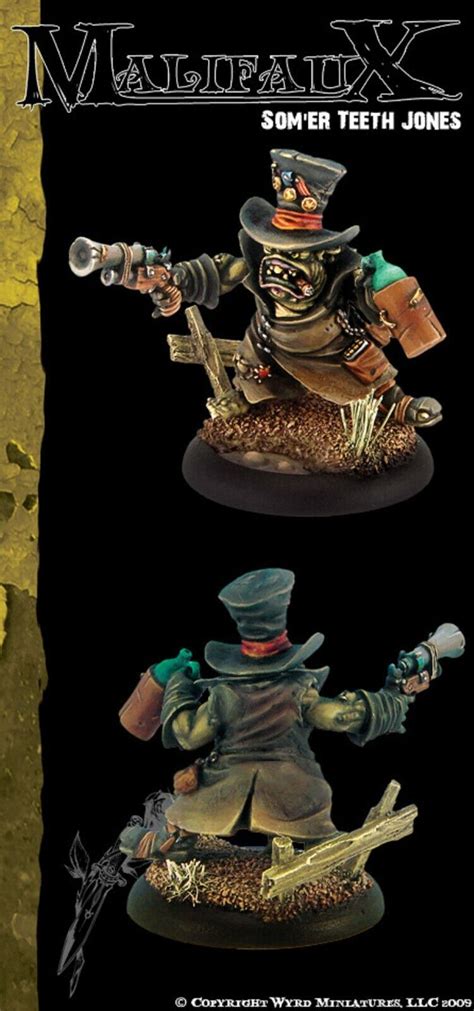 som'er teeth jones metal box|Malifaux Outcasts Som'er Teeth Jones Metal New .